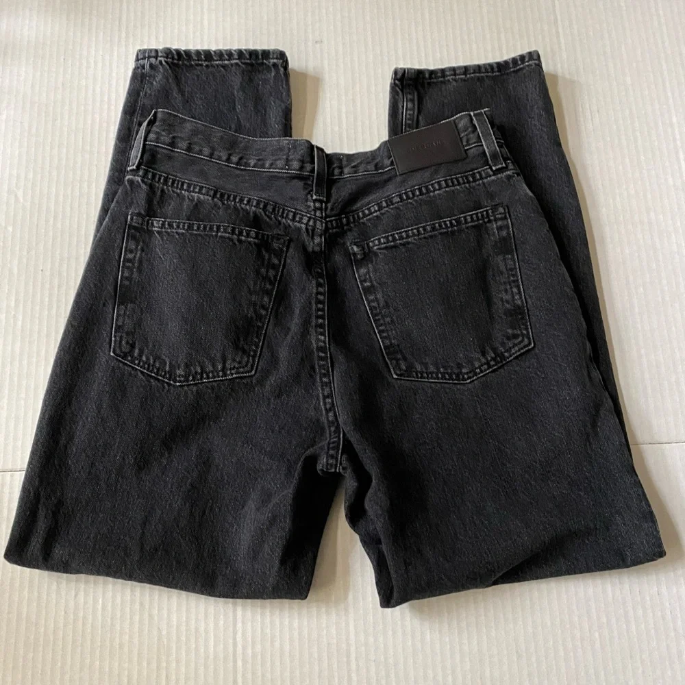 Everlane The 90s Cheeky Jean Organic Cotton Black Button Fly - Picture 4 of 16